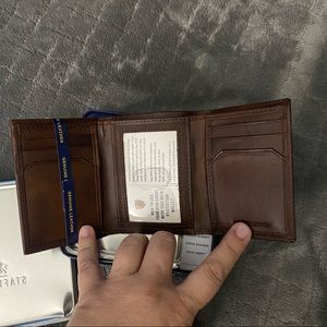 Stafford leather wallet